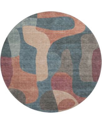 Mayfield Machine Washable AMF1867 8' x 8' Round Area Rug
