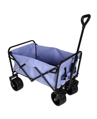 100L Collapsible Folding Beach Wagon Cart with 220Lbs Large Capacity