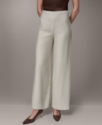 Women's Mid-Rise Wide-Leg Pants