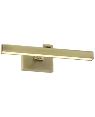 Henry 17" High Modern Picture Wall Lamp Light Fixture Mount Living Room Indoor LED Antique Brass