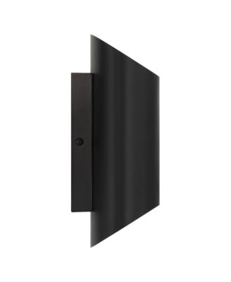 Everard 10" High Modern Outdoor Wall Light Fixture Mount Porch House LED Bulb Weatherproof Matte