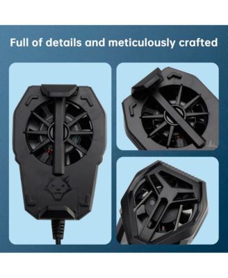 Phone Cooler with Clip-On Fan for Gaming and Streaming