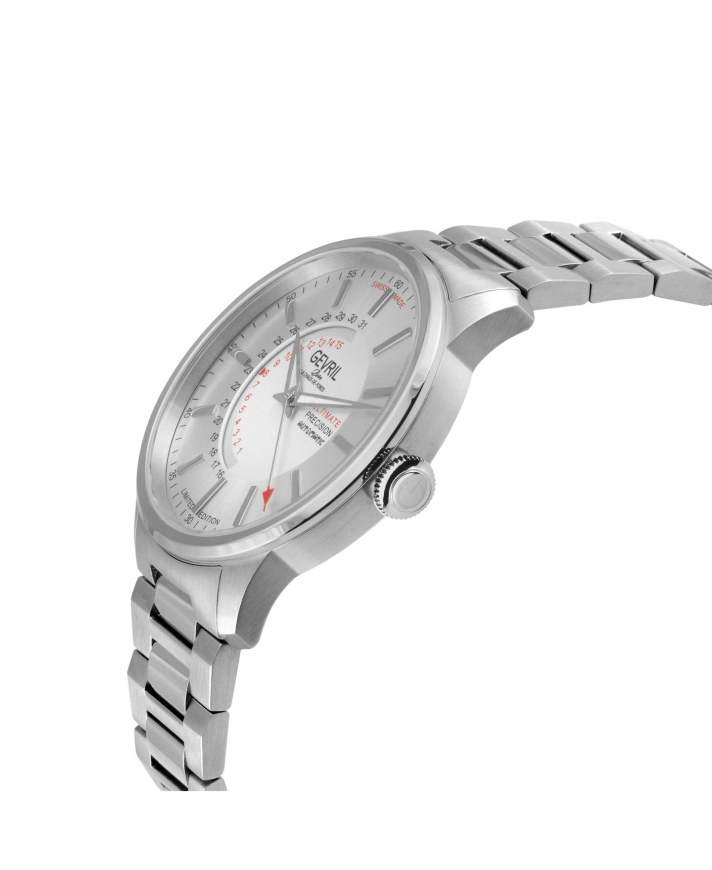 Мужские часы Gevril Guggenheim Swiss Automatic Bracelet Watch — фото 2