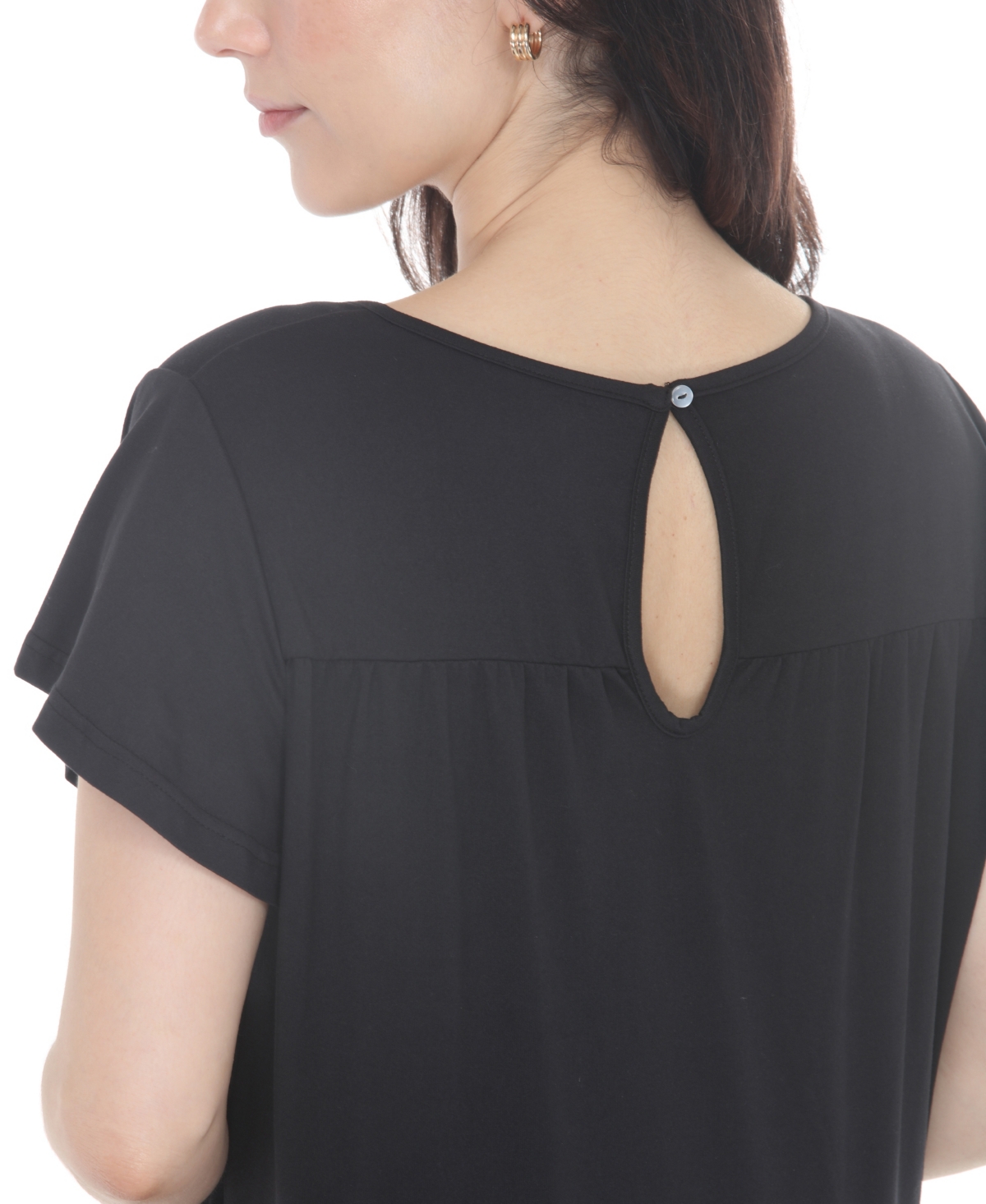 White Mark Women's Flutter-Sleeve Ruffle Tiered Dress