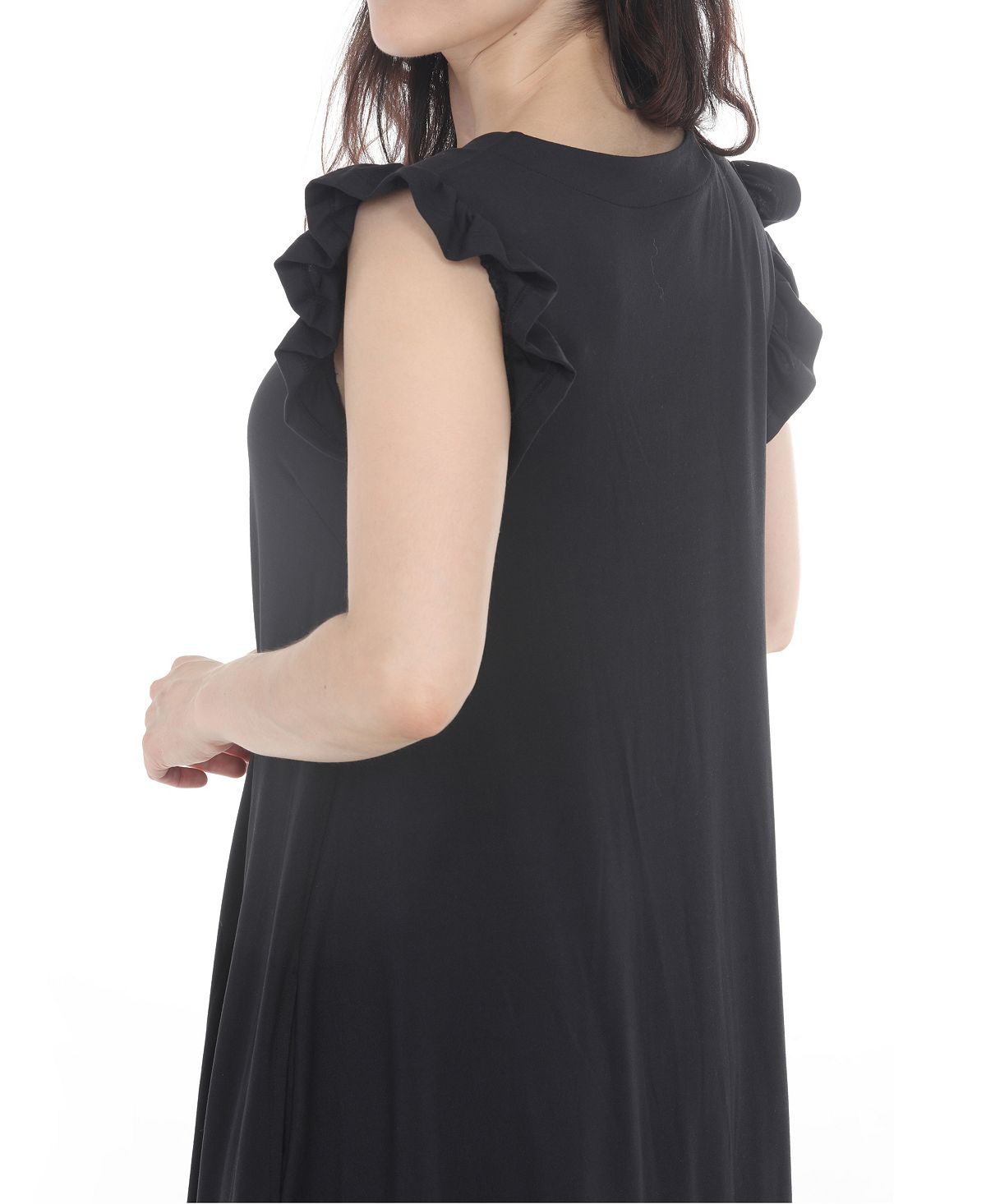 White Mark Women's Button-Front Tiered Swing Dress view 5 — MAYCSS fashion products