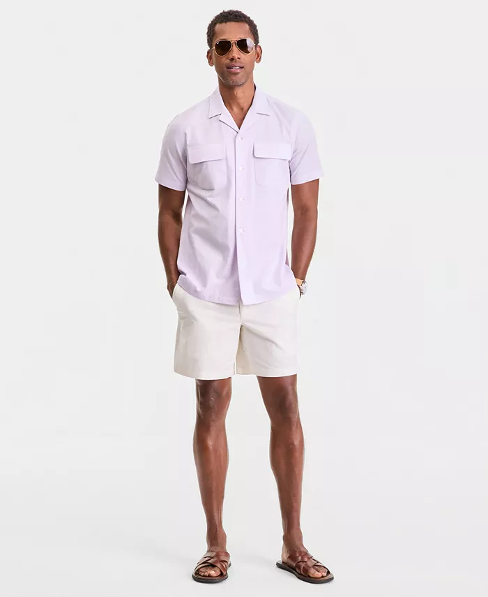 Men's Double Pocket Oxford Short-Sleeve Shirt - thumbnail 5