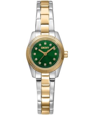 Women's Mini Quartz Two-Tone Stainless Steel Bracelet Watch 23mm