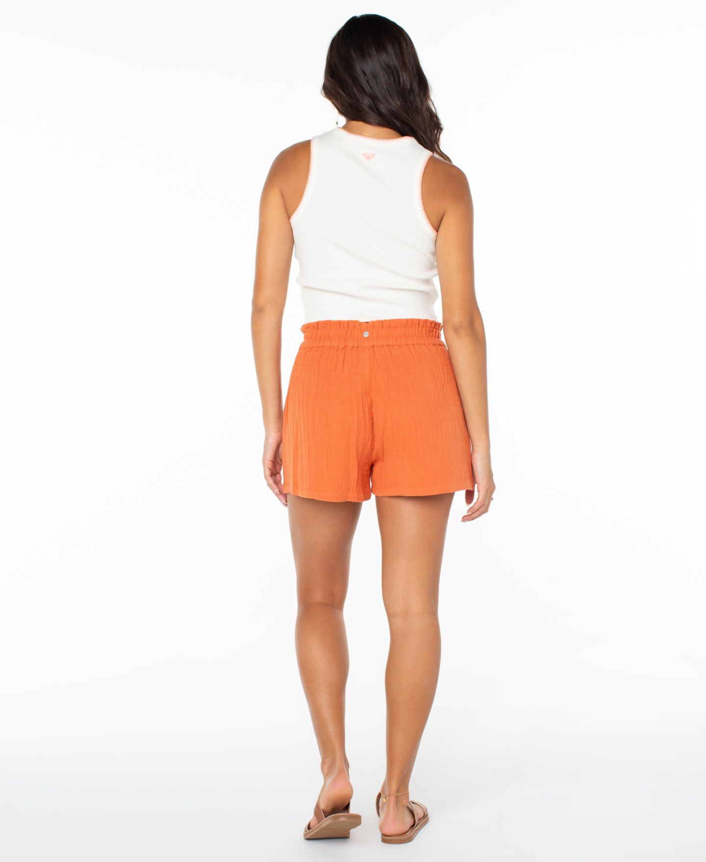 Женские шорты Roxy So Swell High-Waisted, цвет: Имбирный — фото 6