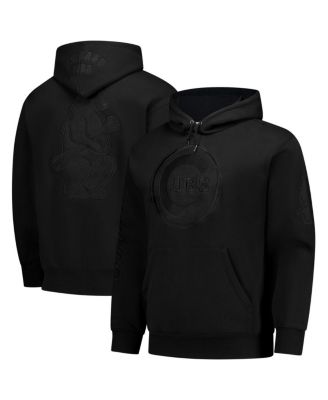 Men's Black Chicago Cubs Phantom Fleece Hoodie