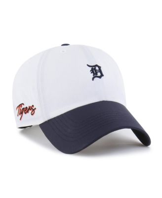 Men's White/Navy Detroit Tigers Vista Mini Clean Up Brrr Adjustable Hat