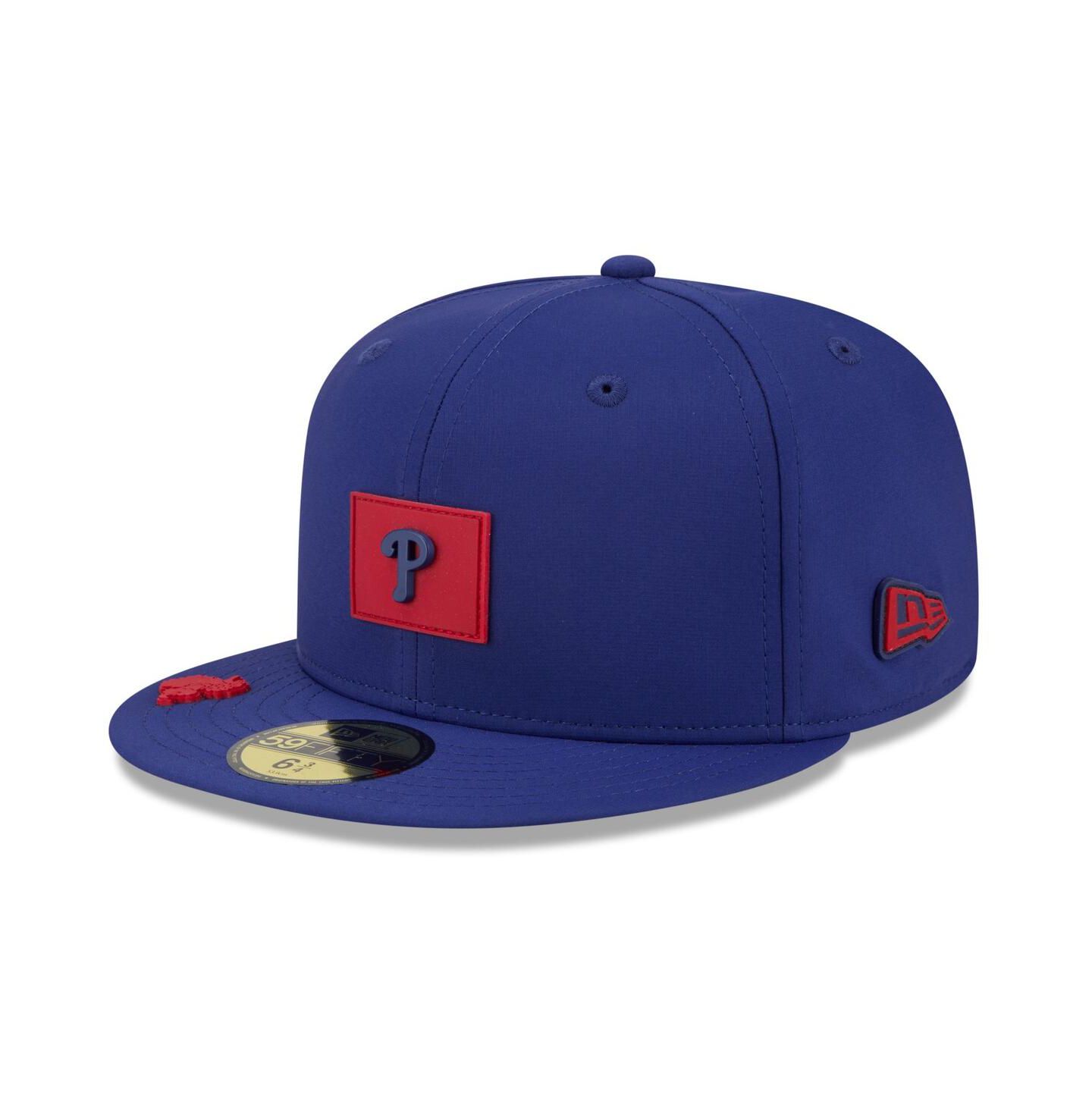 Мужская кепка New Era Royal Philadelphia Phillies 2026 Clubhouse 59FIFTY Fitted Hat — фото 1