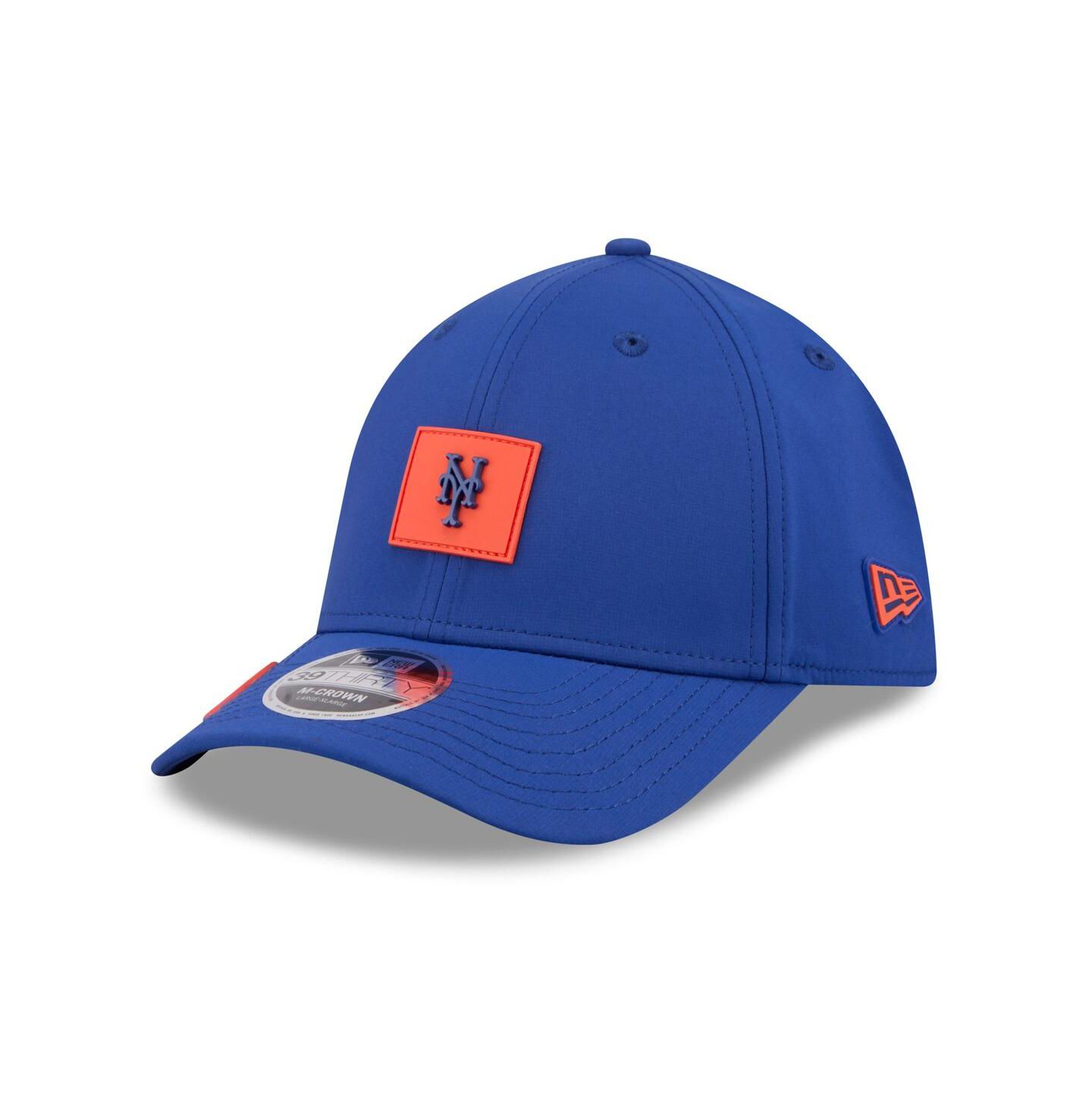 Мужская кепка New Era Royal New York Mets 2026 Clubhouse M-Crown 39THIRTY Flex Hat — фото 1