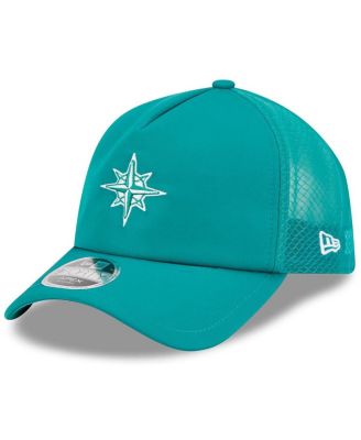 Men's Teal Seattle Mariners 2026 Batting Practice Alternate Apex 9FORTY Adjustable Hat