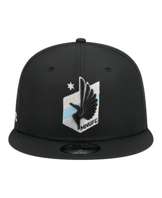 Men's Black Minnesota United FC 2026 Jersey Hook 9FIFTY Snapback Hat