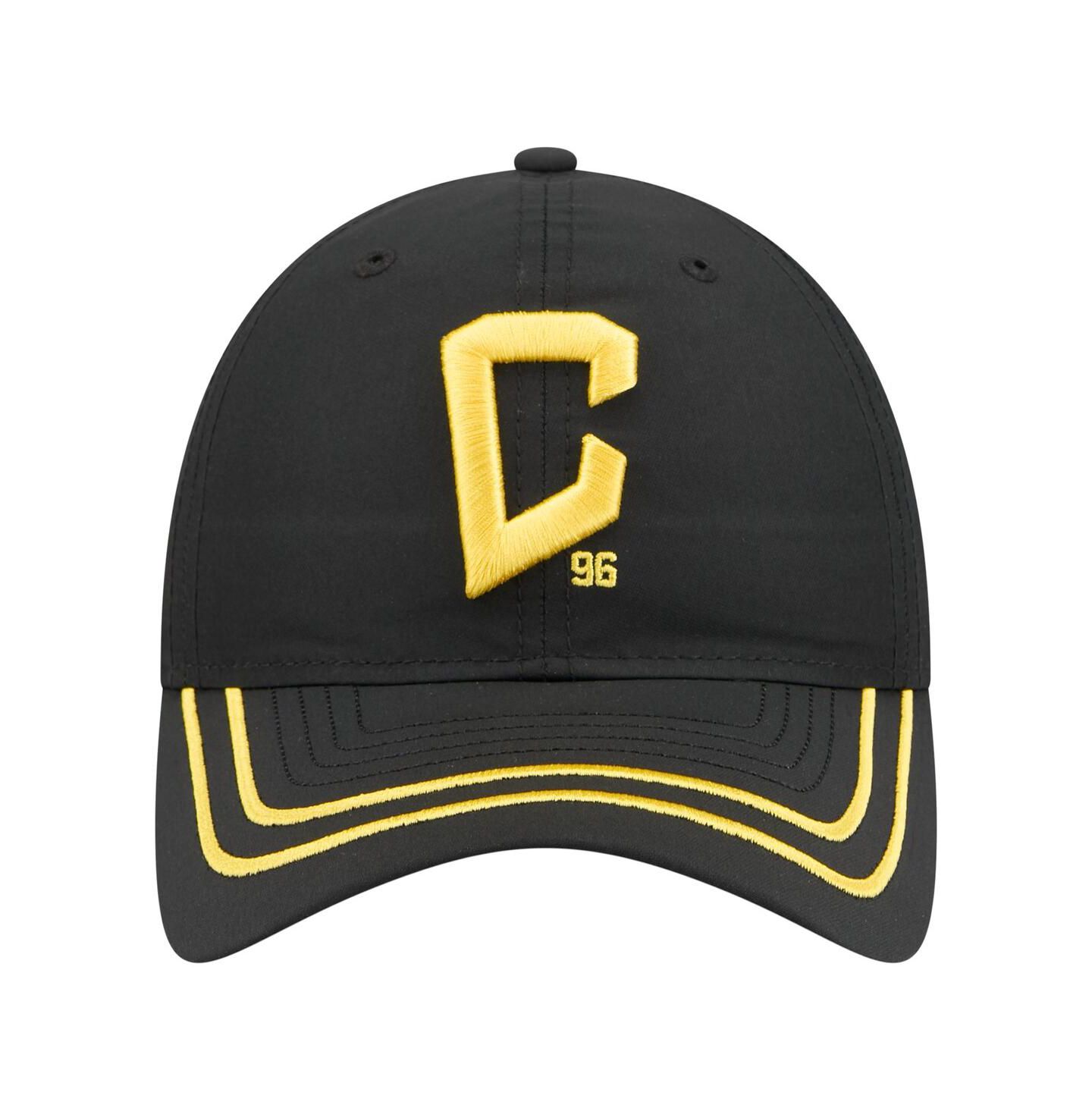 Мужские головные уборы New Era Black Columbus Crew 2026 Jersey Hook 9TWENTY Adjustable Hat — фото 2