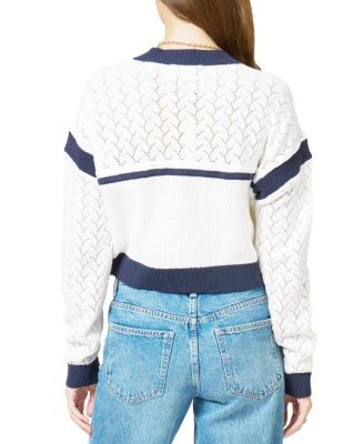 Women's Brooklyn Collarless Sweater Bomber