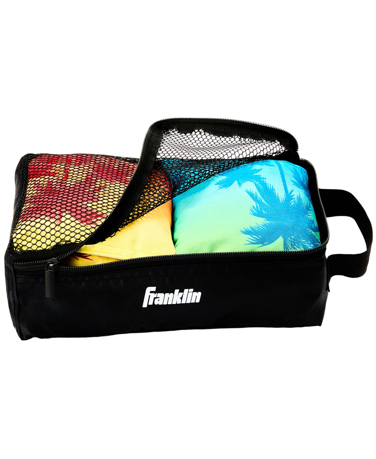 Детские игрушки Franklin Sports Tropical Themed Official Size Double-Stitched Canvas Bean Bags, 6" x 6", 8-Pack, Ages 6+ — фото 3