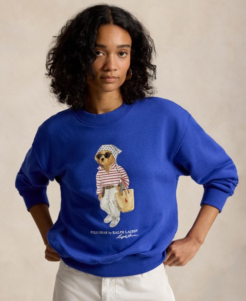 Женские худи Polo Ralph Lauren Women's Polo Bear Crewneck Sweatshirt