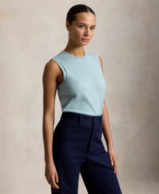 Women's Sleeveless Crewneck Sweater