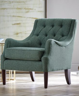 Qwen 33.5" High Button Tufted Accent Chair