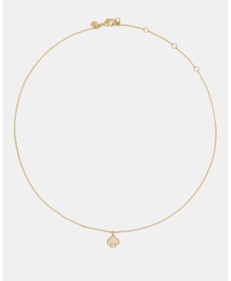 Cubic Zirconia Pave Mini Pendant Necklace