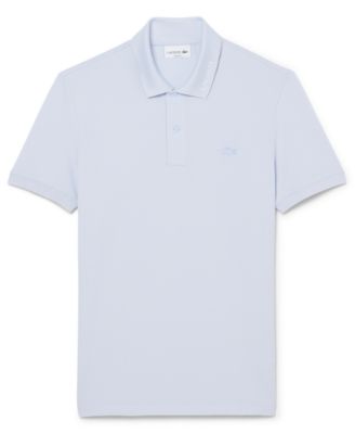 Men's Slim-Fit Jacquard Branded Pique Polo Shirt