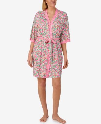 Women's Printed Wicking Jersey Short Robe