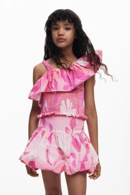 Girls Girls's Peplum floral top