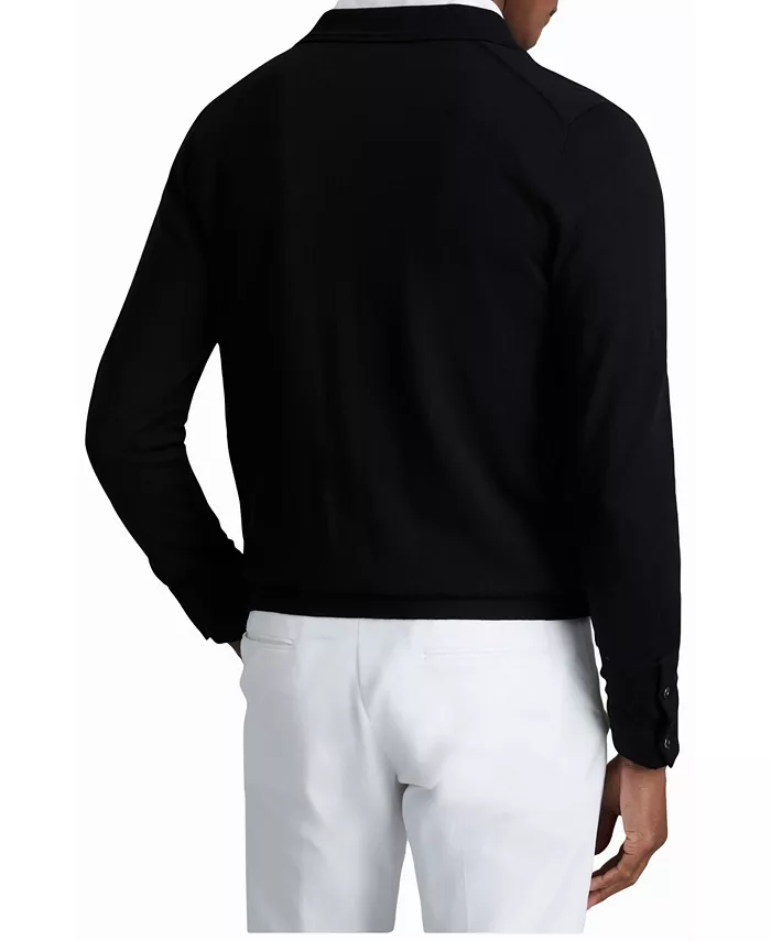 Men's Forbes Merino Wool Button-Through Cardigan - thumbnail 4