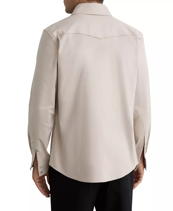 Men's Mcrae Cotton-Twill Twin-Pocket Stretch Overshirt - thumbnail 5