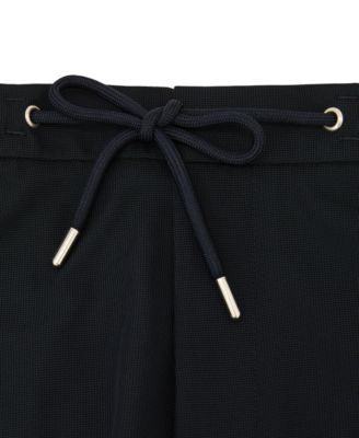 Men's Textured Drawstring Shorts