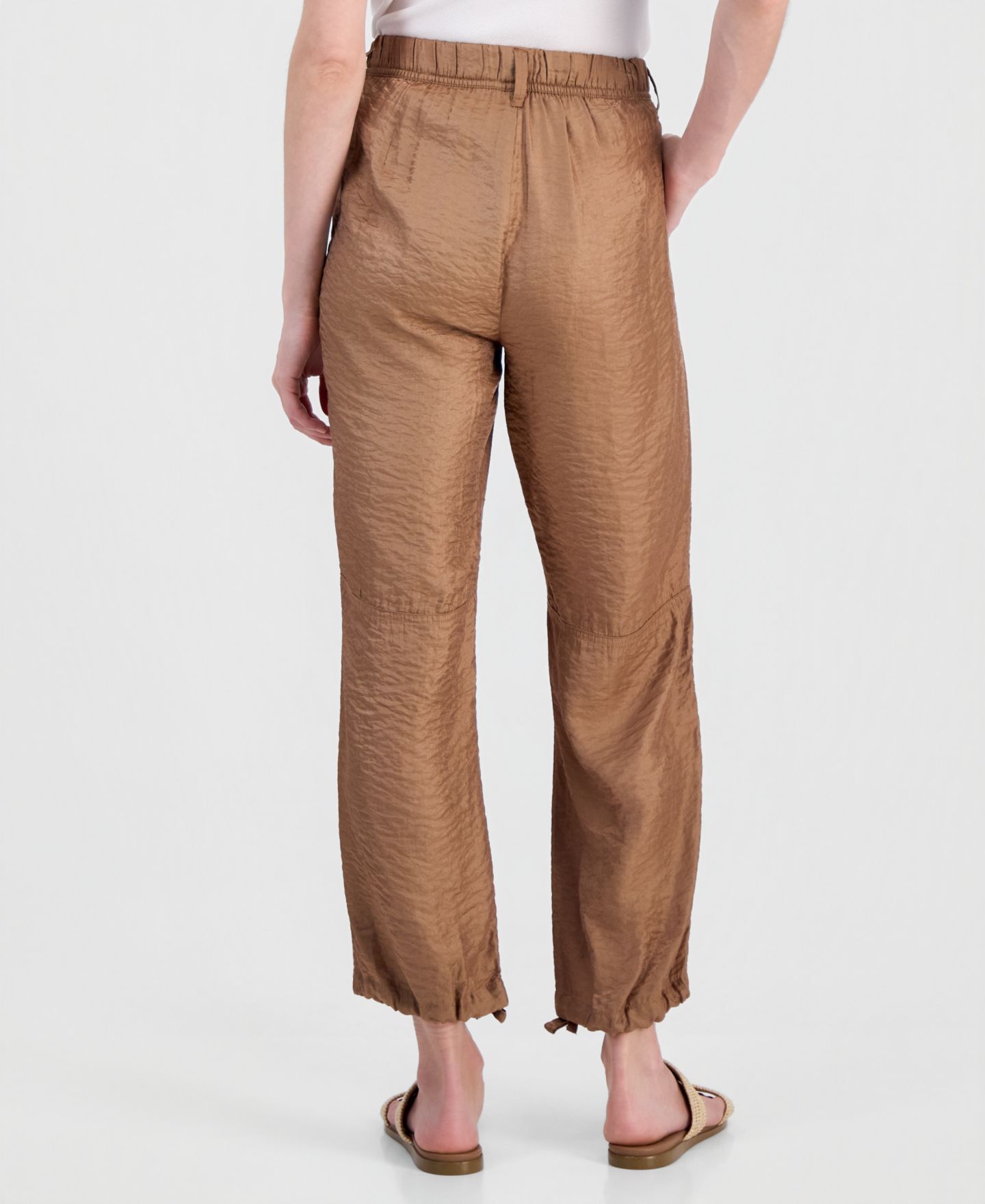 Женские брюки Nautica Relaxed Straight-Leg Drawstring, цвет: Barley — фото 3