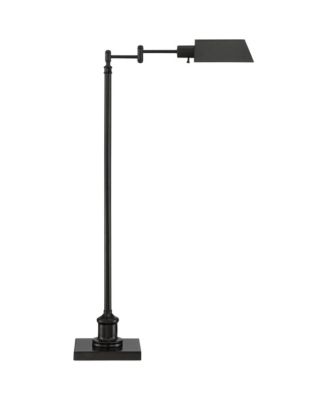 Jenson Traditional 54" Tall Pharmacy Floor Lamp with Smart Socket Dark Bronze Adjustable Swing Arm for Living Room Reading House
