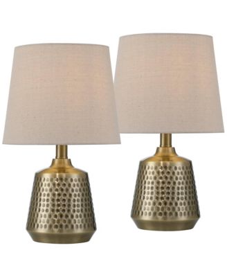 Argus 16" High Small Modern Accent Table Lamps Set of 2