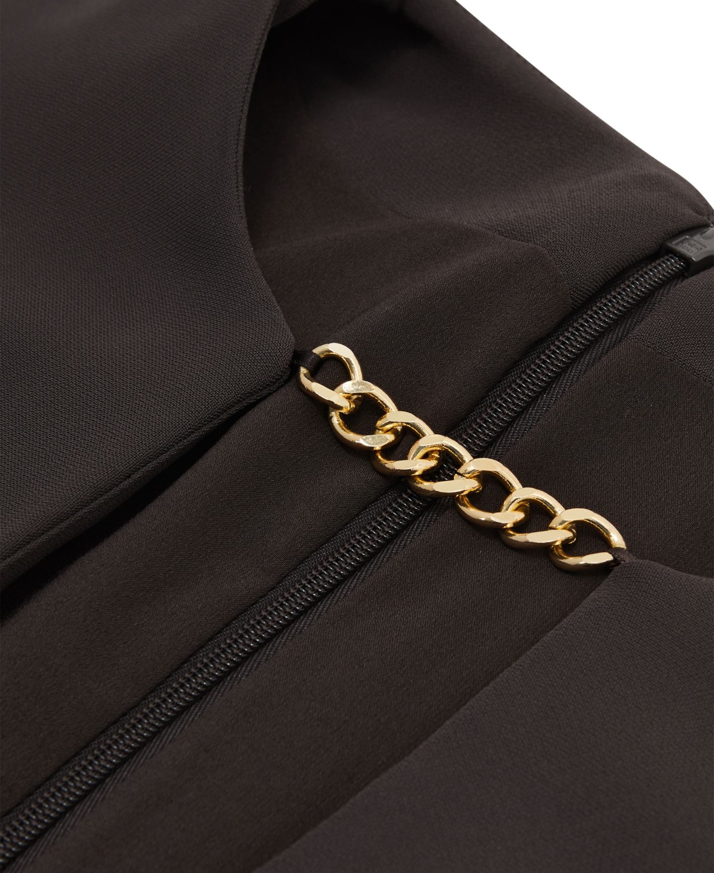 Женское платье REISS Cassidy Chain-Detail Cape Mini, цвет: Виноградный — фото 5