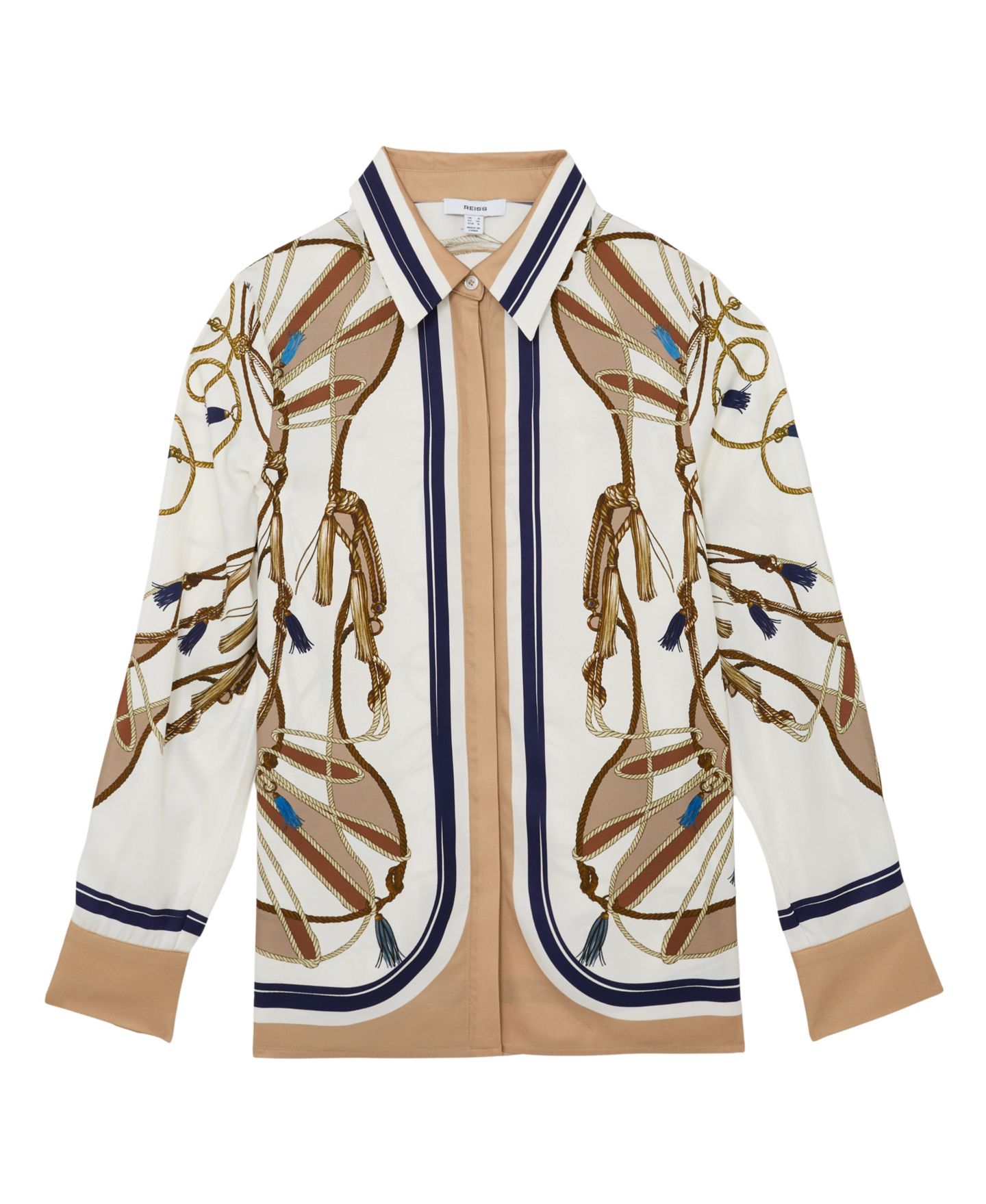 Женская рубашка REISS Ellis Foulard-Print — фото 5