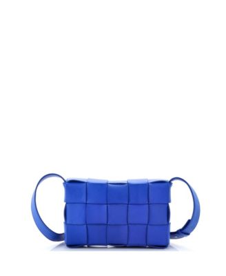 Small Cassette Crossbody Bag Maxi Intrecciato Leather