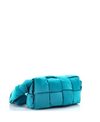 Padded Tech Cassette Crossbody Bag Intrecciato Nylon