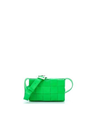 Small Cassette Crossbody Bag Maxi Intrecciato Leather
