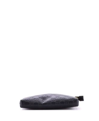 Chain Wristlet Wallet Guccissima Leather