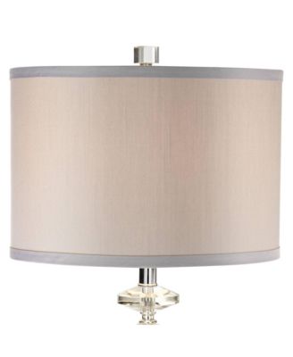 Aline Traditional Table Lamp with Square Black Marble Riser 26 1/2 High Crystal  Shade for Bedroom Living Room Bedside House