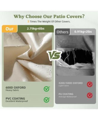 Waterproof Patio Chair Covers, Lounge Deep Seat Cover, Heavy Duty Waterproof Outdoor Patio Furniture Covers