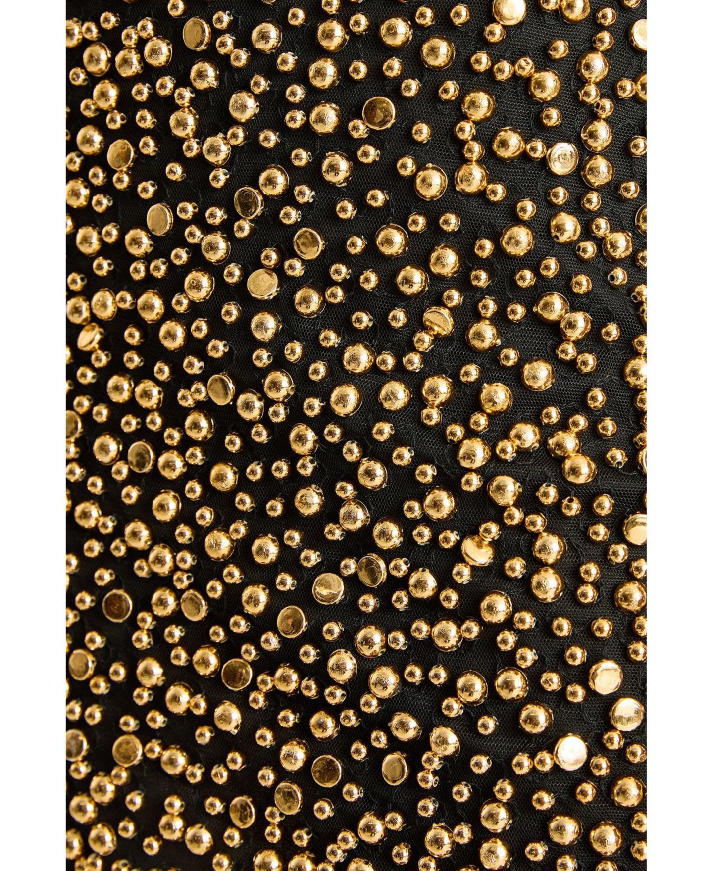 Женский топ Nasty Gal Stud Embellished Crop, цвет: Золотой — фото 6