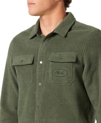 Men's Glacier High Pile Button-Up Overshirt