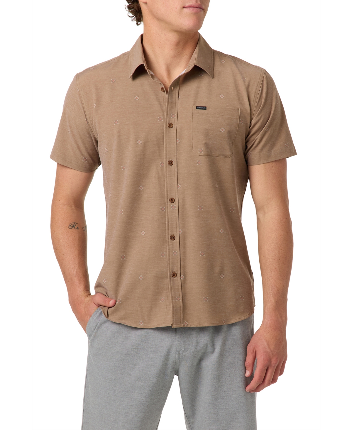 O'Neill Men's Short-Sleeve Button-Up Shirt