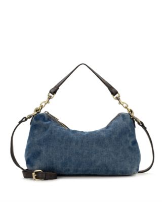 Kolena Medium Denim Hobo Crossbody Handbag