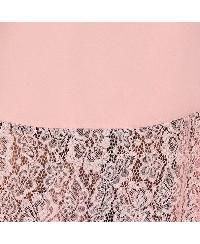 Women's Lace Insert Midi Dress