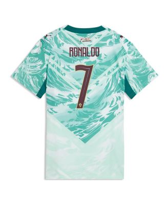 Women's Cristiano Ronaldo Green Portugal National Team 2026 Away Replica Jersey