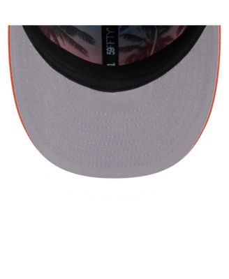 Men's Aqua/Orange Miami Dolphins 2026 NFL Draft Pre-Curved 59FIFTY Fitted Hat