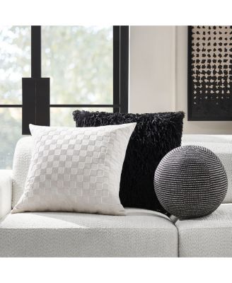 Checker Velvet Pillow